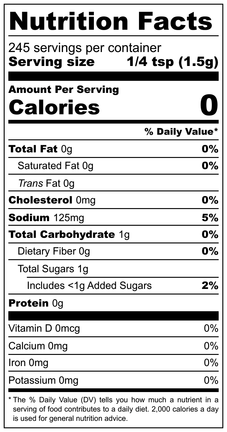 honey-bacon-bbq-rub-z8 HONEYBACONBOTTLE13OZ-NutritionLabel.png